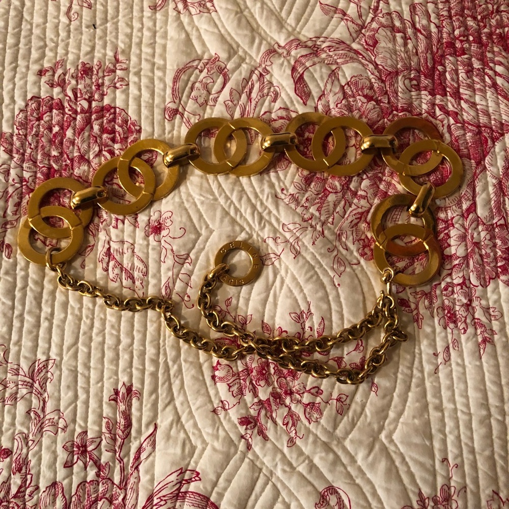 Céline gold color belt